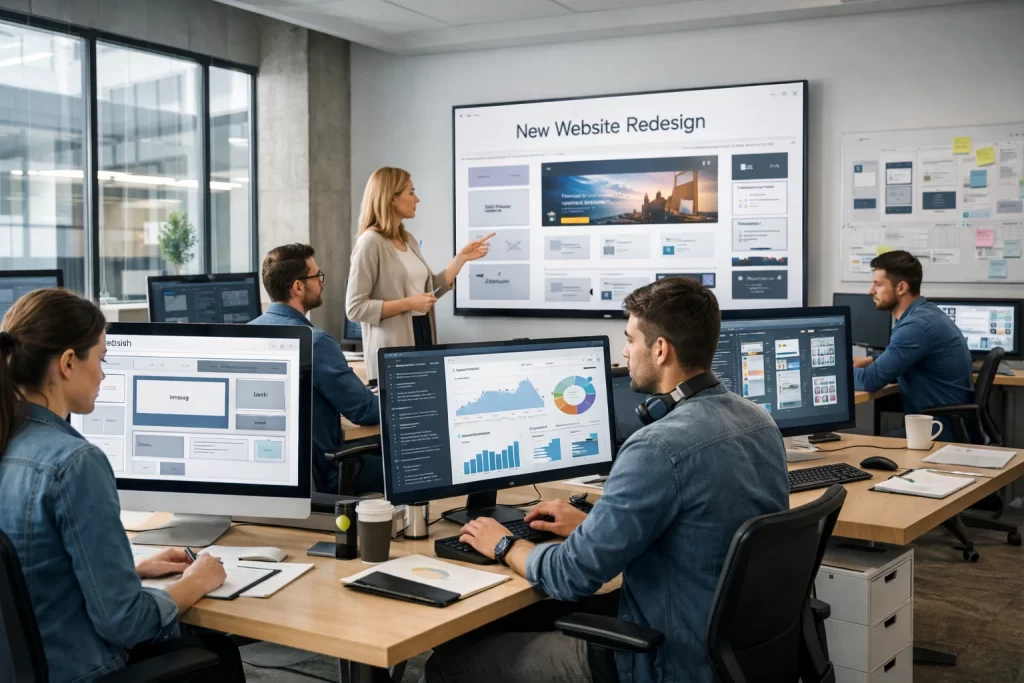 wordpress and shopify website redesign services for business websites 