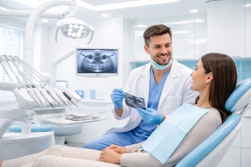 dental website design showcasing modern clinic interior and patient experience