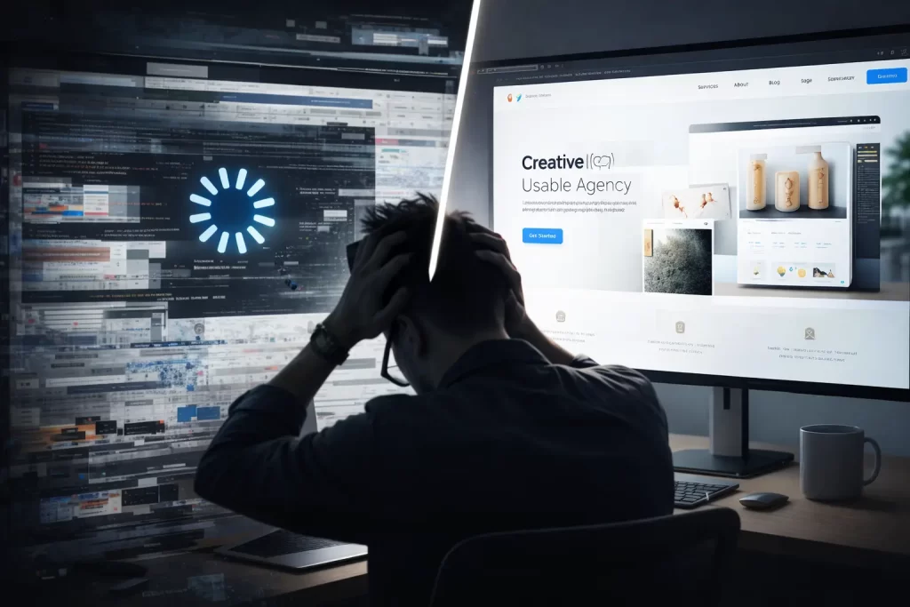 slow website performance and poor user experience issues