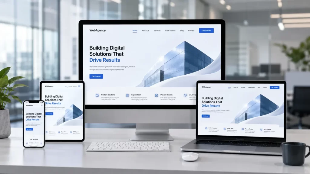 responsive web design services for modern businesses across multiple devices